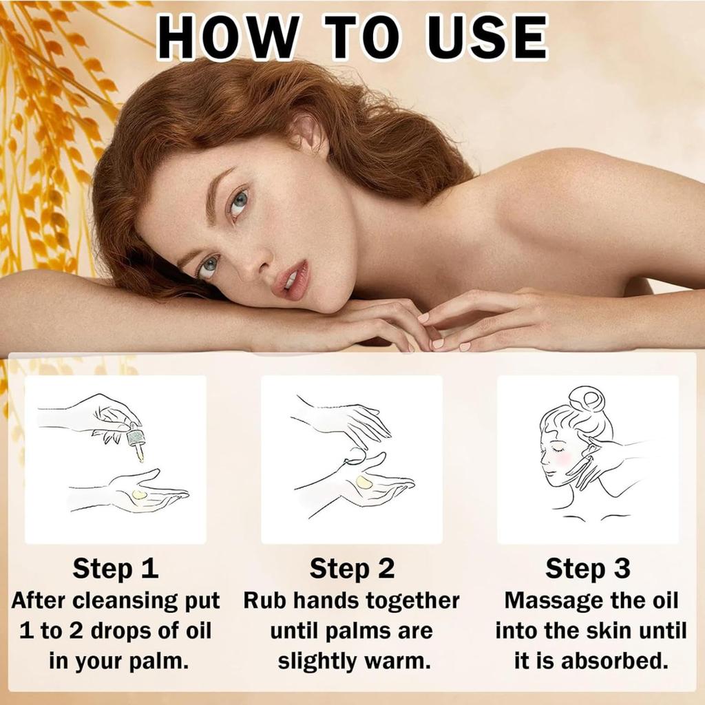 Rice Serum for Face, 2Pcs Rice Water Face, Rice Serum with Rice Raw Pulp Essence, Hydrating Serum for Dry Skin, Deep Moisturizing Nourish Facial Serum