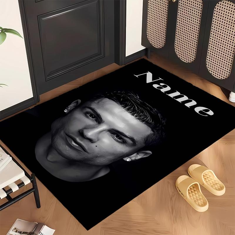 CR7 (37) Personalisierter Name Büro Teppich Stilvolle Dekoration für Wohnzimmer Schlafzimmer Küche