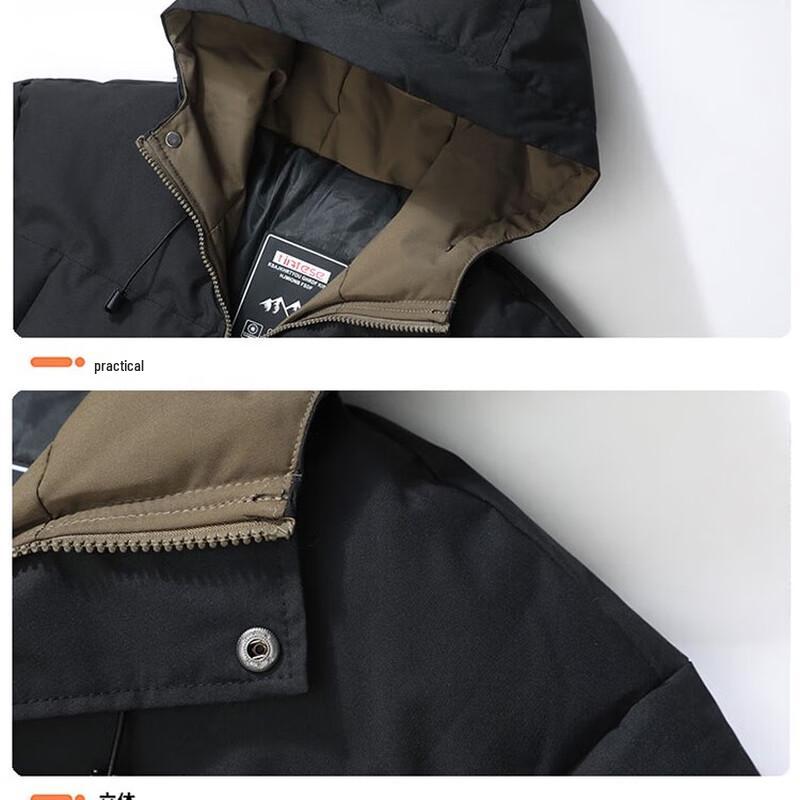 Jeep Men's Winter Warm Hooded Cotton Jacket