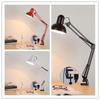 LED Folding Desk Lamp with 37cm Long Arm for Work, Study, Manicure, Eyelash Extensions, Repair, Painting, Tattoo, and Microblading