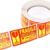 250Pcs/Roll Care for Goods Fragile Shipping Stickers 25x45mm Fragile Roll Sticker  Goods