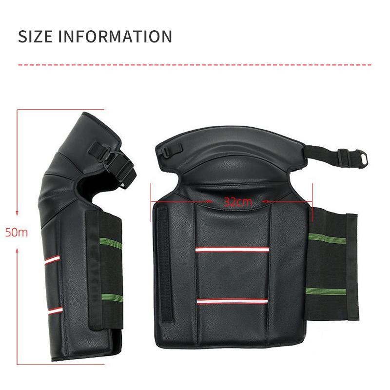 Accessoire Moto Ski Genouillères Moto Thermiques Qchomee - Duvet Coupe-Vent Réglable Pour Hiver, Moto/Vélo/Ski Protege Genou Moto Cross