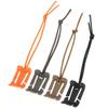 5pcs outdoors Tactical Triangular Buckle with Elastic Carabiner Clips Nylon Camping Bag Hanger Hook Clamp Rope Webbing Buckle