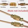 Adapt 3/16" Inch Brass Brake Line Fittings Union 5 Pieces 3/8 24 Threads For Car