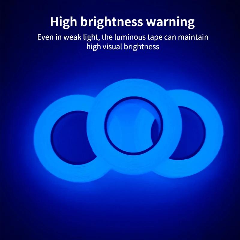 

Glow-in-the-dark Tape Night Lasting Fluorescent Paste Decoration Bedroom Room Hallway Luminescent Wall Tape Paste 1.5cm wide x 3m long зелёный