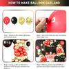 Balloon Set Red Black Gold Balloon Birthday Theme Party Scene Arrangement Wedding Hotel Balloon