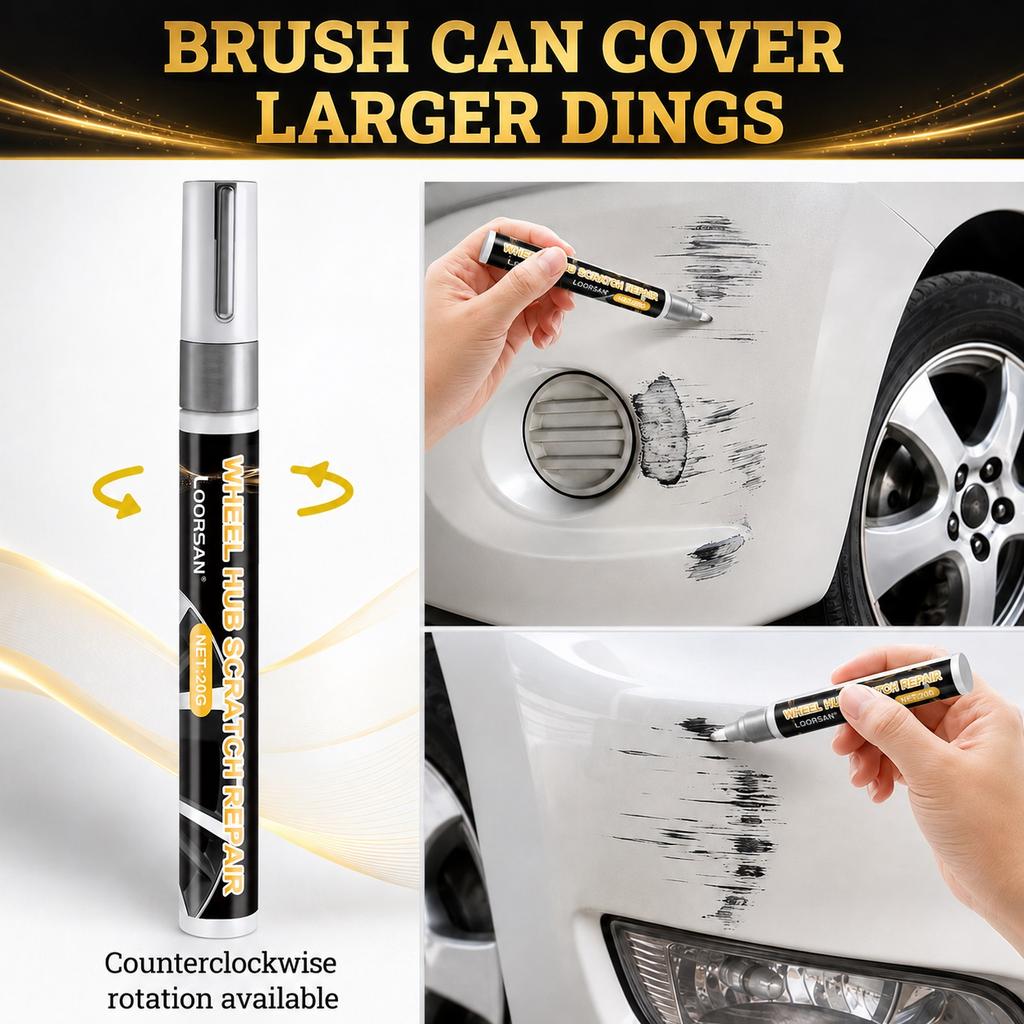 KJM Chrome Paint Marker 20G Car Scratch Repair Pen For Wheel Rim Trim Grille Door Handle Metal Plastic Touch Up Touchup Paint2