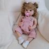 Lively 18 Inch Reborn Baby Girl Dolls Bettie Full Vinyl Body Newborn Babies Doll Realistic Implanted Curly Hair Baby Doll Toys for Kids Birthday Gifts