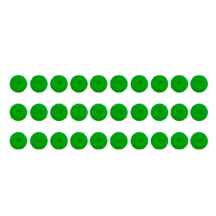 30 шт. амбушюр из вспененного материала толщиной 15 мм для наушников, совместимых с Bluetooth. Сменные амбушюры для наушников. зелёный