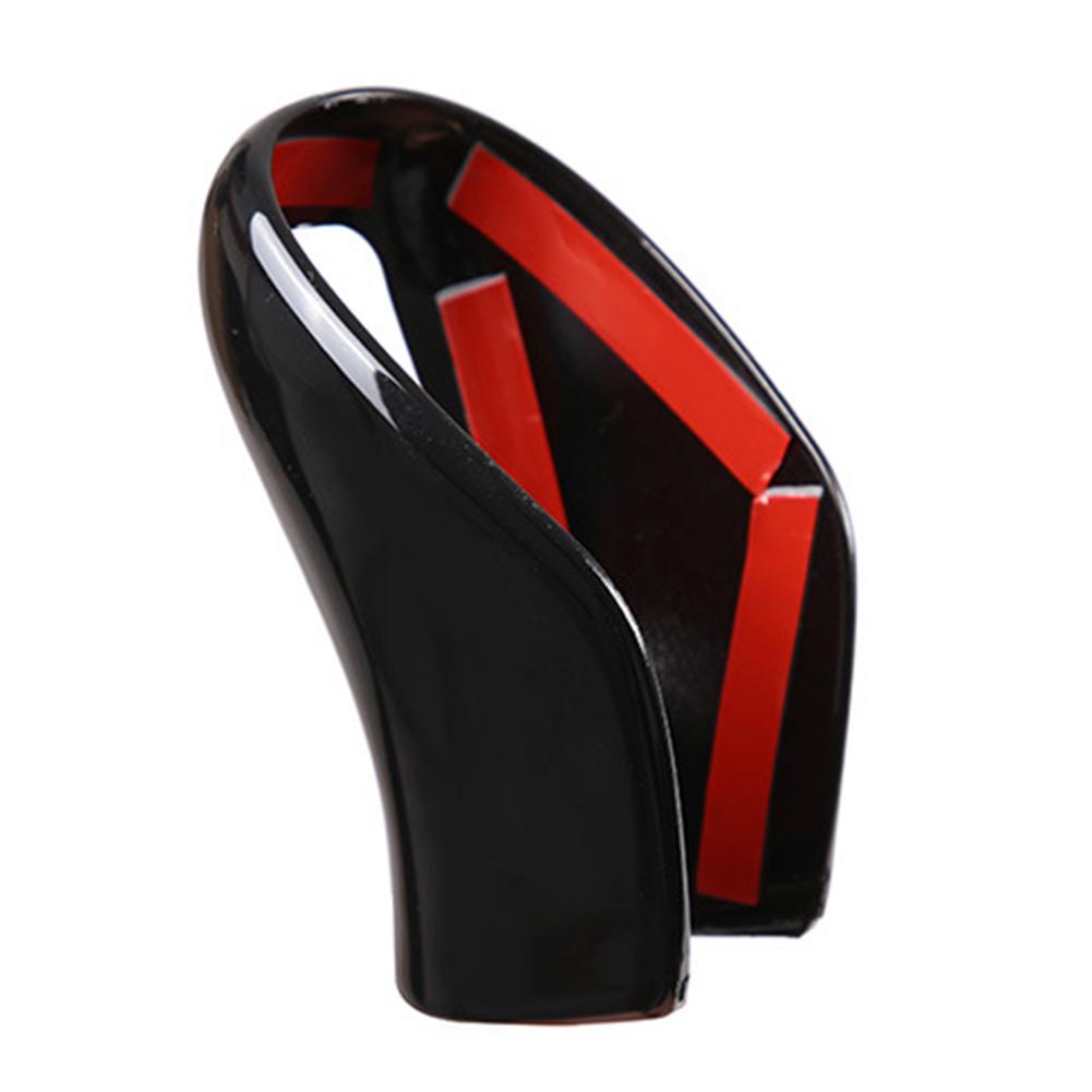 Luxurious ABS Carbon Fiber Gear Head Knob Cover Trim for Volvo XC60 S60 V40 2013 2017 Hassle Free Installation Material