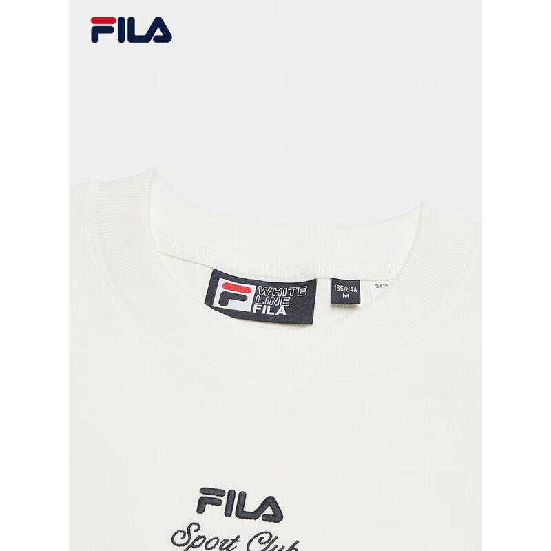 Fila Women's Slim Fit Knitted Short Sleeve T-shirt