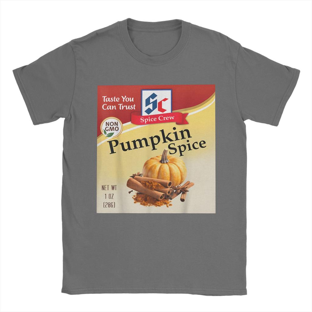 Men's T-Shirts Pumpkin Spice Condiment Costume Holiday Spice Costumes Group Tee Shirt Short Sleeve  T Shirt Crewneck Clothes