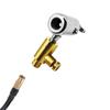 Car Tire Air Chuck Compressor Tire Inflator Tire Chuck with Barb Connector for Hose Repair  For Portable Inflatable Pump