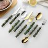 Bamboo Joint 304 Stainless Steel Dessert Spoons