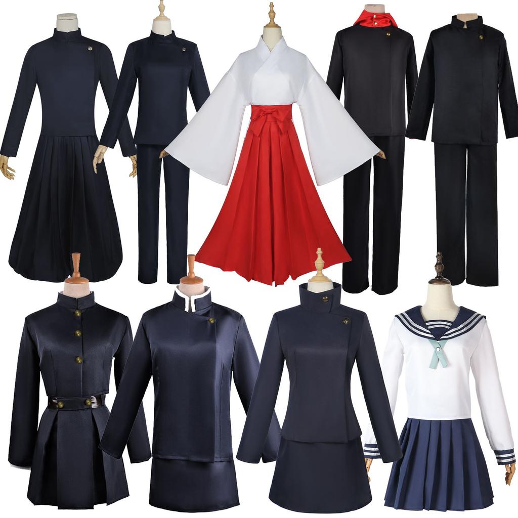 Anime Jjk Gojo Satoru Cosplay Costume Amanai Riko Satoru Gojo Iroi Utahime Shoko Leiri Uniform Cosplay Clothes
