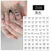 Multi-Size Bow Nail Art Sticker Sweet Wind White Bow Wearing Nail Adhesive Nail Sticker
