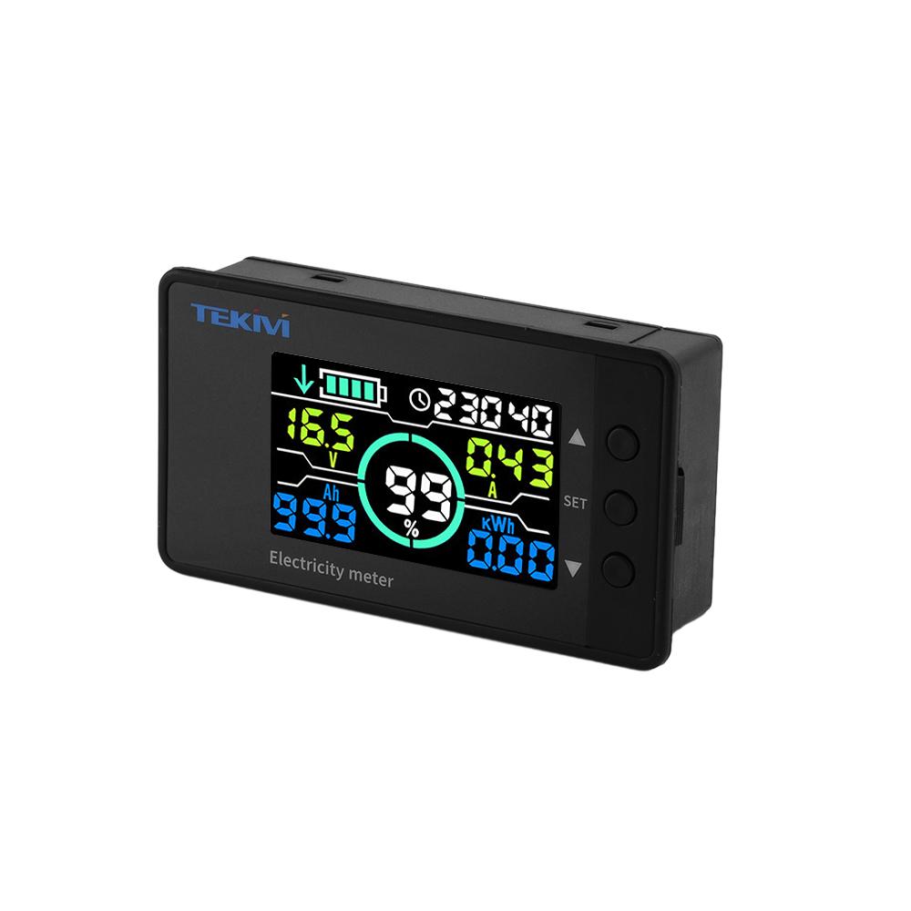 DC 7.5~100V Voltage Ammeter Power Capacity Power Meter Power Indicator Battery Monitor Hall Electric Vehicle Coulomb Tester