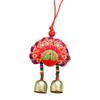 Snake Year Tiger Head Embroidered Apple Gourd Blessing Sachet Wind Chime Car Pendant Gift