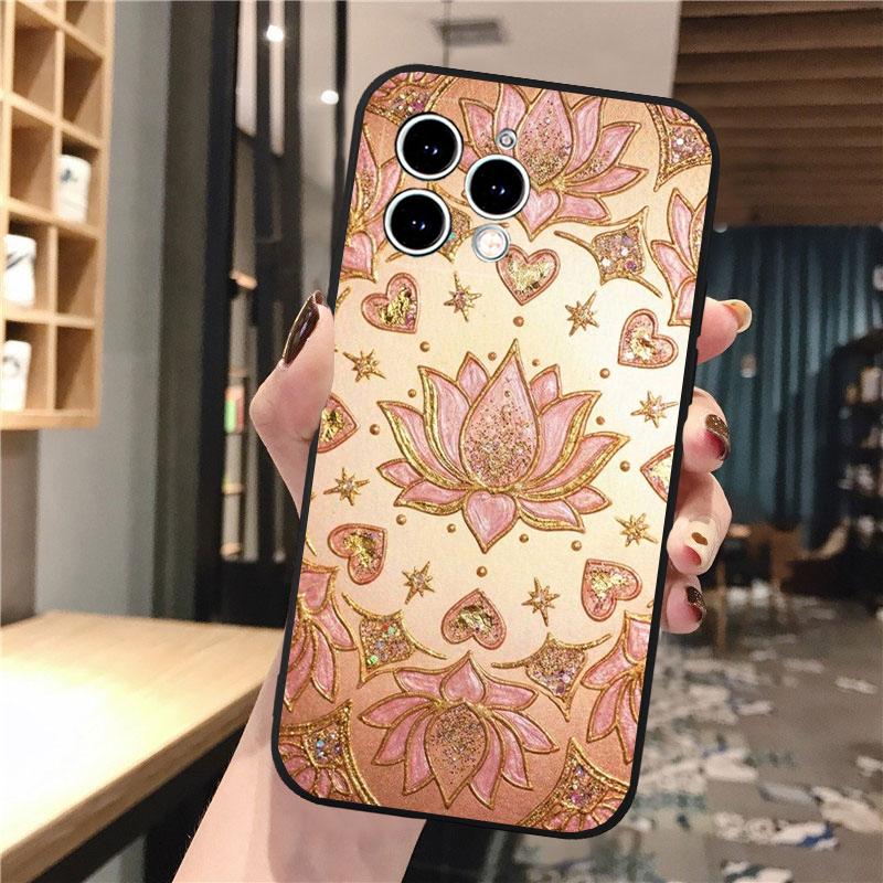 Lotusblumen-Handyhülle Für iphone 17 Pro Max 17 Pro Air 16 15 14 13 Pro Max 15 16 Pro 15Plus