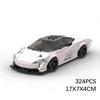 Moc Building Block Assembly Model McLaren Speedtail Supercar Model Speed Series