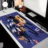 Kylian Mbappé Thema Premium Rutschfestes Mauspade mit Genähten Kanten, Strapazierfähiges Gummi-Material, für Schreibtisch & Gaming Tolle Geschenke