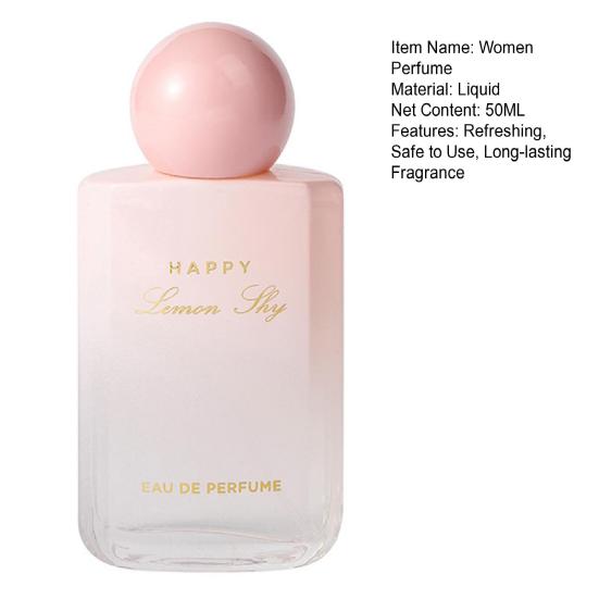 Yousheng 50ML Women Perfume Natural Floral Fruity Long-lasting Fragrance Soothing Scent Neck Wrist Hair Body Liquid Perfume