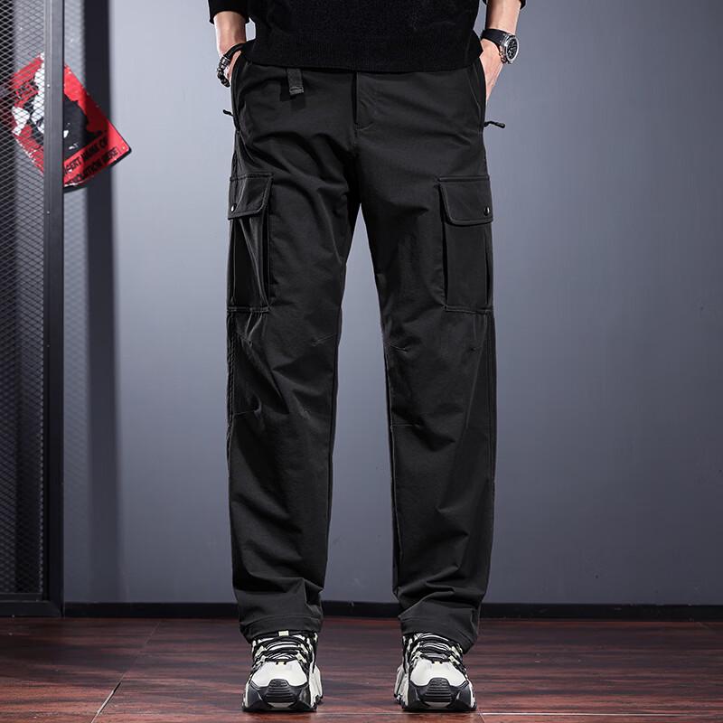 Men's Outdoor Straight-Leg Softshell Cargo Pants