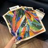 New old money wind chain neck scarf women's commuting versatile soft silk scarf neck protection shawl outer scarf
