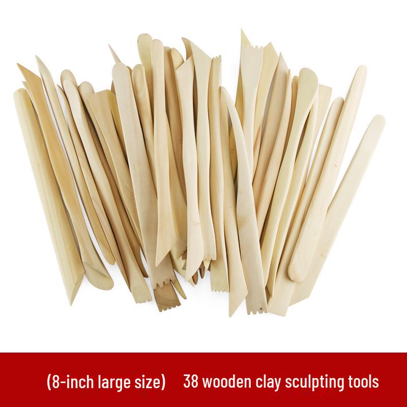 Zestaw narzędzi do rzeźbienia w glinie—Glinka olejowa, plastikowe nożyki do figurek DIY z gliny polimerowej i rzeźbienia w ceramice