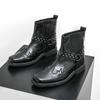 Fashion Size 38-46 Retro Men Ankle Boots Men Comfortable Fashion Cowboy Boots European Outdoor Waterproof Training Brand Boots Men