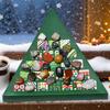 24Grids Christmas Countdown Calendar Gift Box With Hole Crystal Rough Mineral Stone Fun Box For Children To  Play
