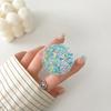 Mobile Phone Airbag Bracket Paste Type Retractable Round Sequin Glitter Small Fresh Desktop Bracket Watching Drama Women'S Models