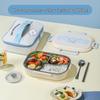 Hongpa Blue Puppy Insulated Stainless Steel Lunch Box