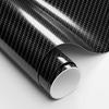 Vinyle covering fibre de carbone 6D Noir 1ft x 5ft | Covering vinyle fibre de carbone 6D Noir avec technologie Nano Air Release