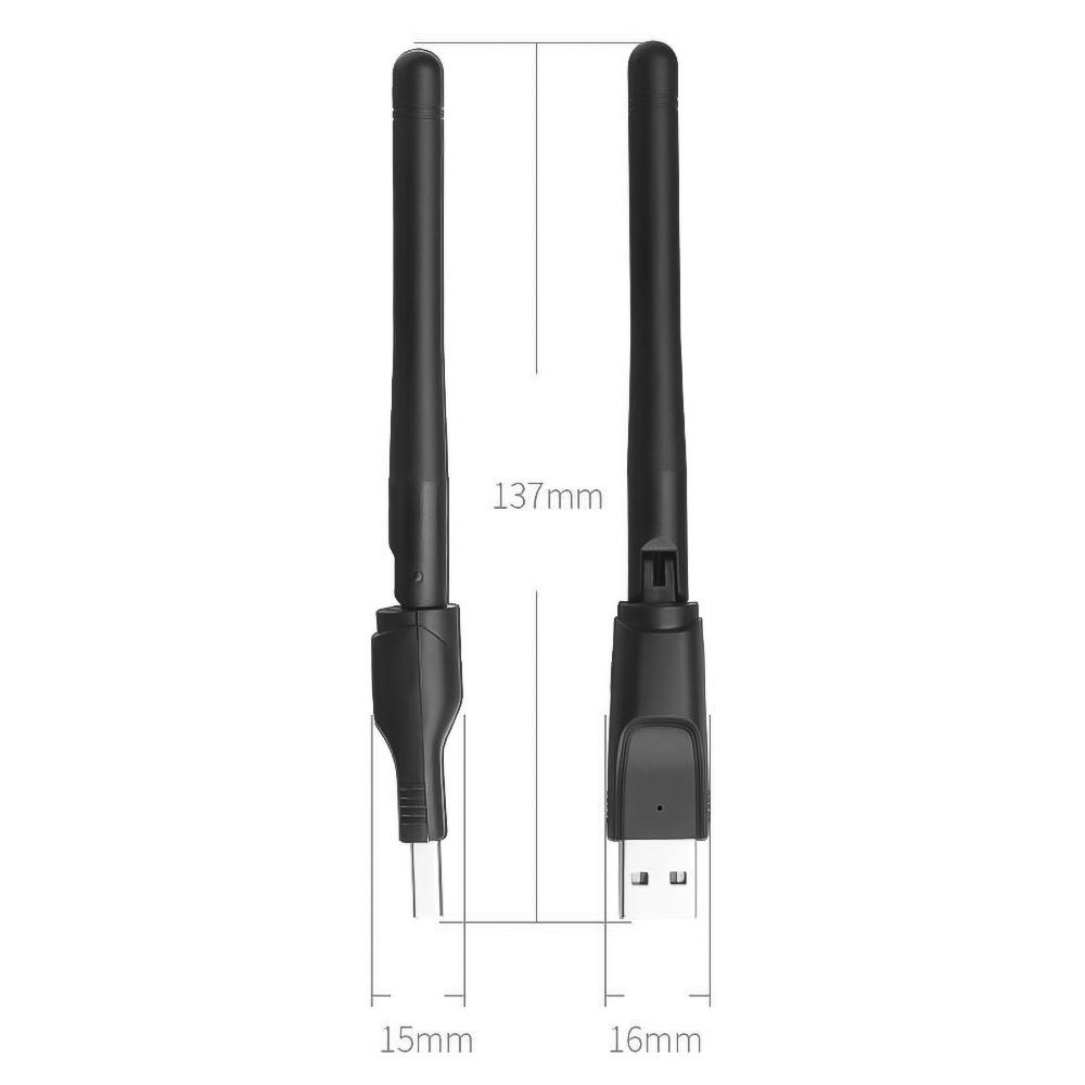 WIFI USB Adapter MT7601 150Mbps USB 2.0 WiFi Wireless Network Card 802.11 B/g/n LAN Adapter With Rotatable Antenna