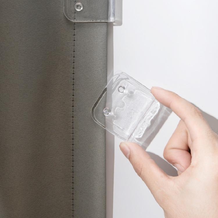 2/4/8 Piezas Clips Multiusos para Cortina de Ducha Montaje Sin Herramientas Baño A Prueba de Viento Autoadhesivos Soportes para Protector de Salpicaduras de Ducha