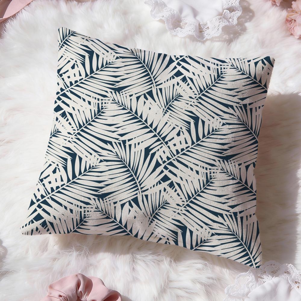 Leaf Cushion Cover Premium Comfort Reversible Pillow Cove Two In One Design for Any Room Car Interior