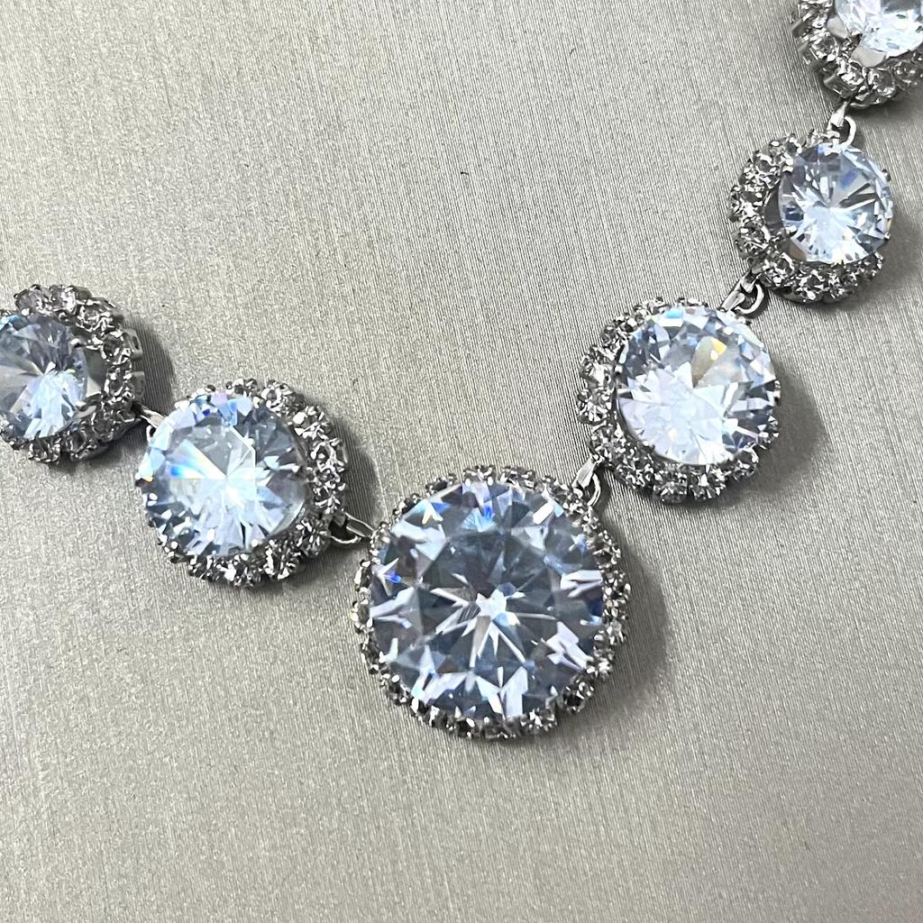 Two-Piece Set Of Zircon Necklace Women'S Light Luxury Niche Collarbone Chain High-Grade Temperament Neck Chain Accessories