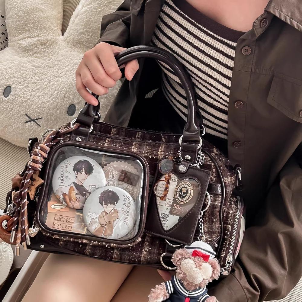 Transparent Ita Sac Femme Original Hand Bags for Woman Shoulder Crossbady Bolsos Mujer Commuter Bag Portable Bolsas Bolsa