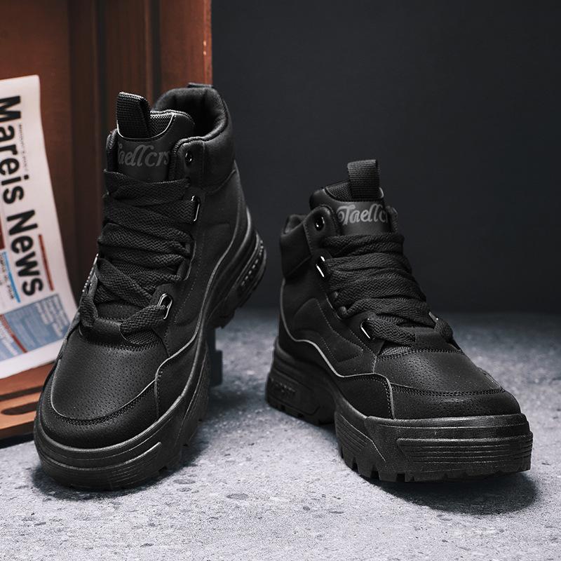 Men's Shoes Martin Boots Men's Autumn and Winter New Outdoor Tooling Shoes Hiking Shoes Men's Boots