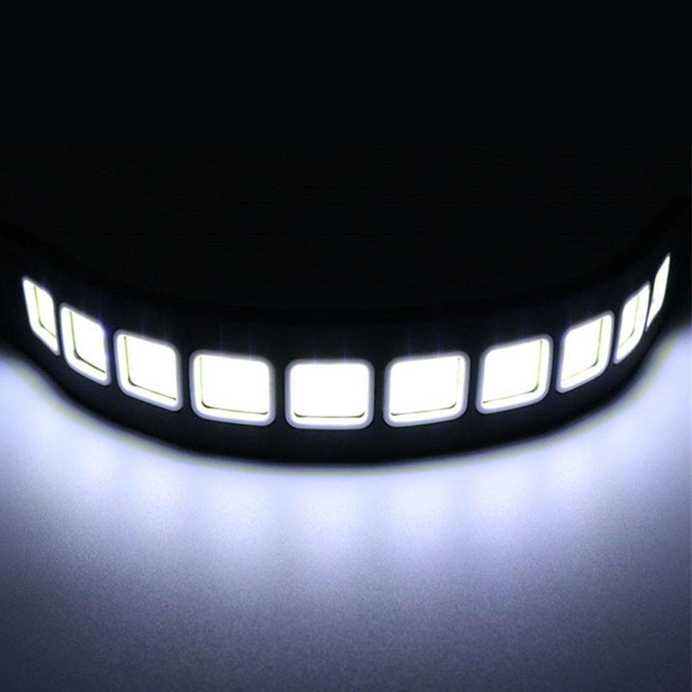 Car Exterior Accessories 2Pcs Car LED Daytime Running Light DRL COB White Waterproof Flexible Silicone Highlight Auto COB Lamp