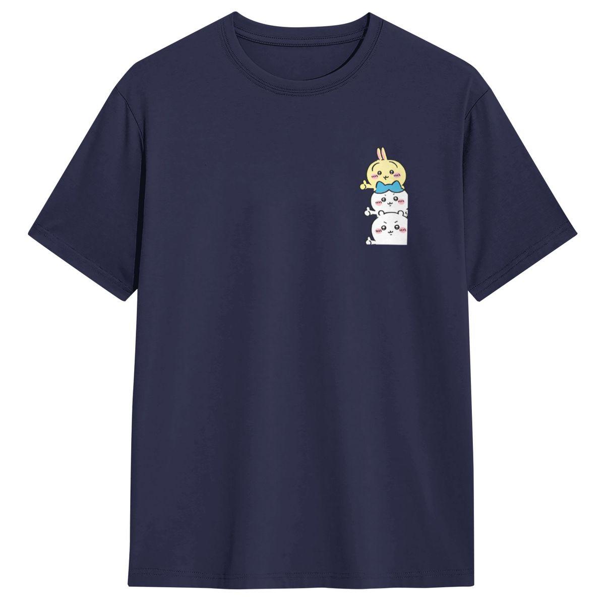 

Chiikawa T Shirt Summer Awesome T-Shirts Cotton Leisure Tshirt For Man Short Sleeve Design Clothes 4XL