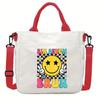 Steal a Brainrot 67 Unicorn Printed Student Crossbody Bag Casual Canvas Shoulder Bags