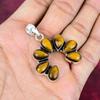 Tiger's eye Pendant Gemstone Jewelry, 925 Solid Sterling Silver Pendant, Handmade Jewelry Birthstone Pendant, Gift For Him