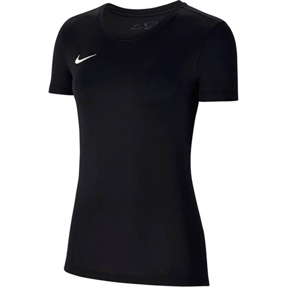 

Nike T Shirts Women s Black Crew Neck Moderate Straight Fit BV6728-010 S