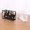 1Pc Elegant Iron Art Tissue Box Homestay Napkin Holder Kitchen Dining Tabletop Accessory For Home And Restaurant Use
