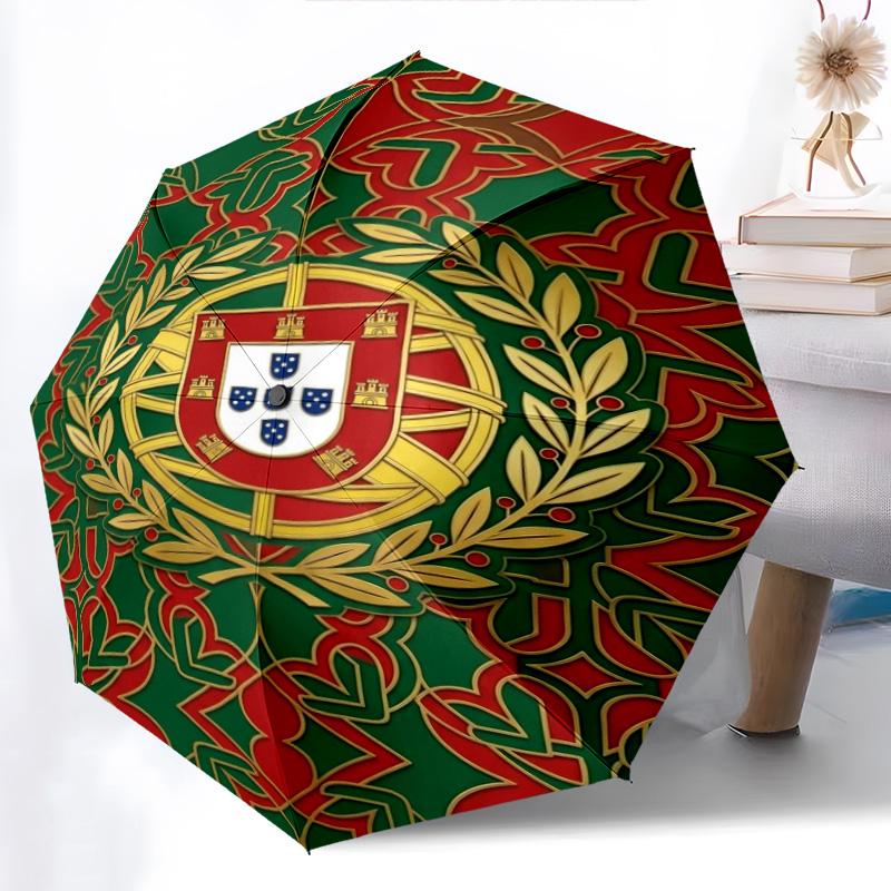 Portugal Football Glory Folding umbrella Suitable for all seasons Suitable for all seasons Three folds Umbrella outdoor