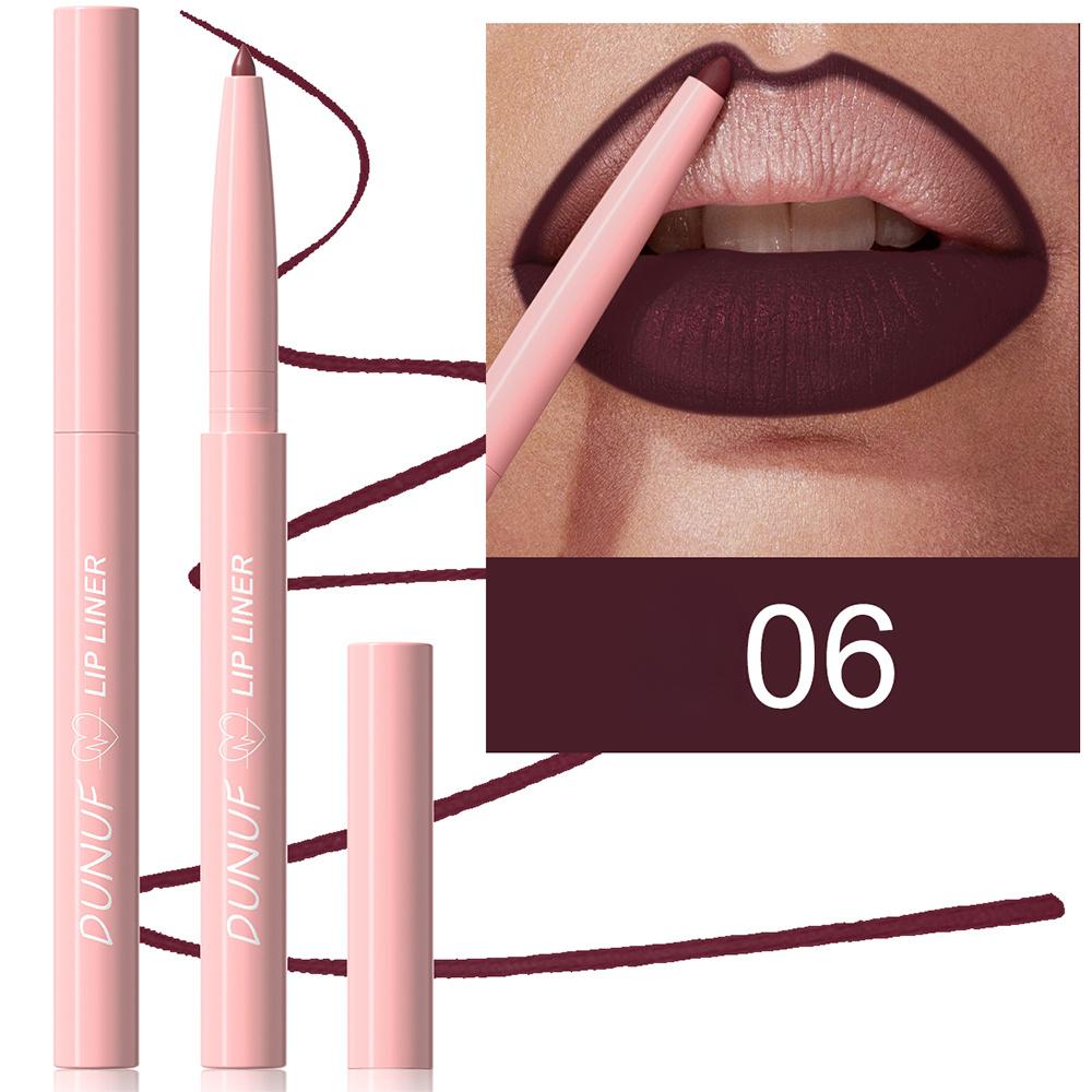 

Карандаш для губ 12 цветов – Стойкий и не размазывающийся карандаш для губ, гладкая и кремовая текстура, высокая пигментация для точного контура губ,