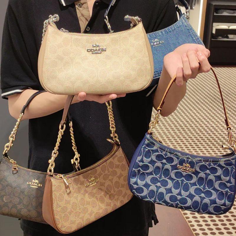 ouia's new classic presbyopia armpit bag fashion shoulder portable crossbody crescent mahjong women's bag