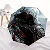 1pc Assassin's Creed Self-Folding Umbrella, 8-Bone Compact Travel Umbrella, Durable Plastic And Iron Frame100